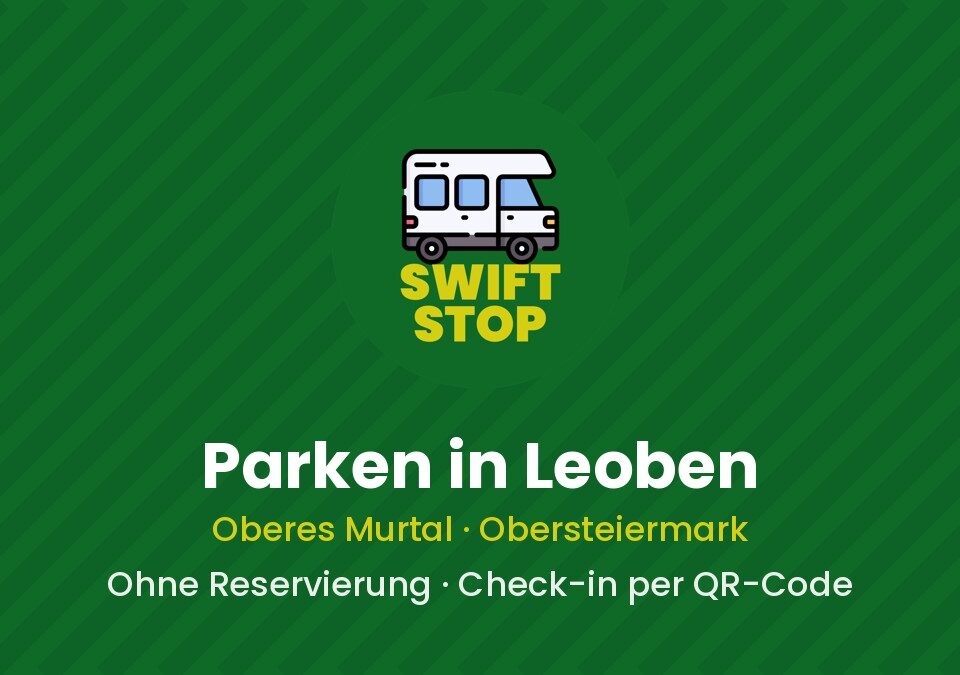 SwiftStop-Grafik: Parken in Leoben im oberen Murtal